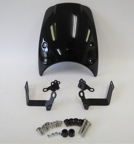 BMW R NINET R9T 13-18年 メーターカバー メーターバイザー 黒