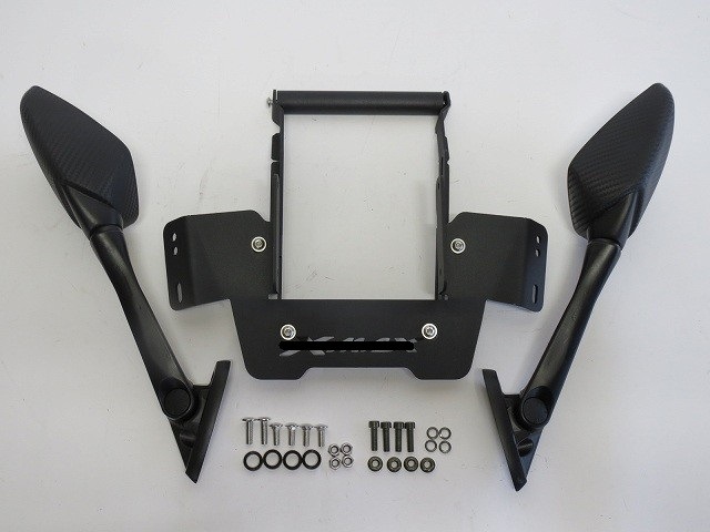 dimotiv xmax用　ミラー移設ブラケット　yzfr25純正ミラー dimotiv xmax用ミラー移設ブラケットyzfr25純正ミラー
