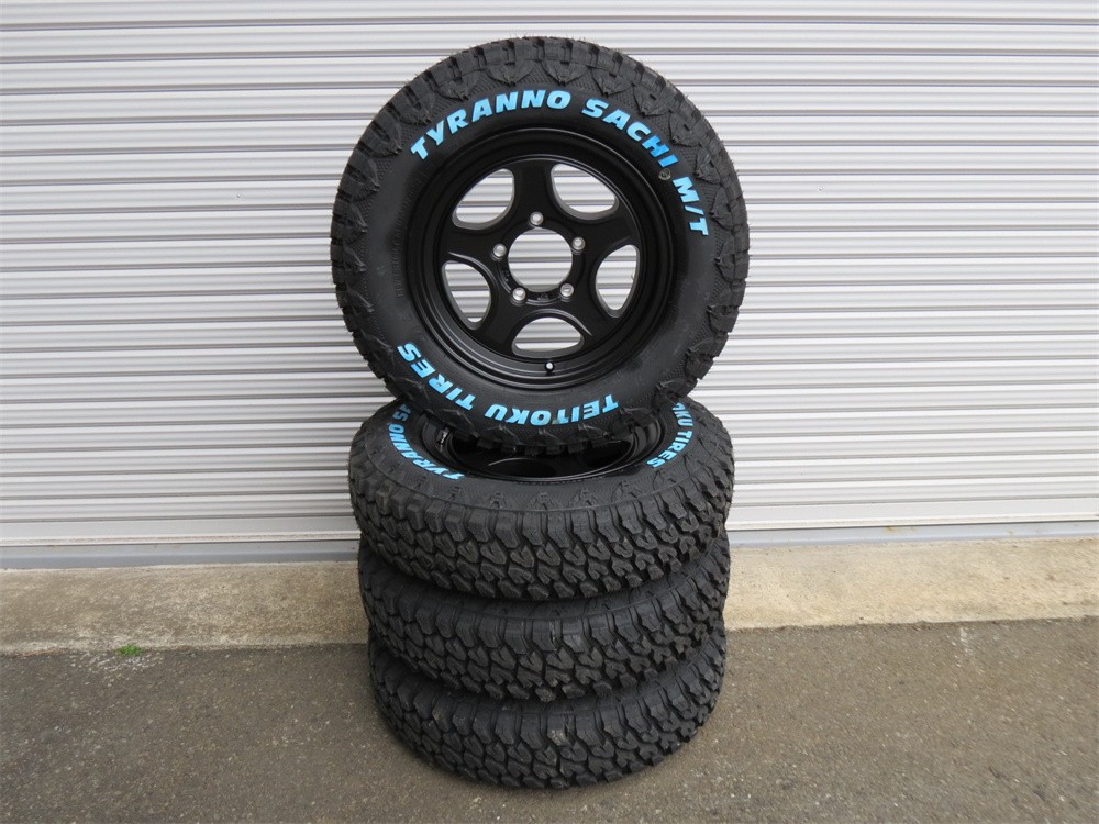 タイヤアルミホイール4本セット ジムニー　裏履き　235/85R16 ENKEIアルミ スペーサー付き BFGoodrich M/T BFグッドリッチ ホワイトレター  ジムニー ホイール（インセット（mm）22）（タイヤ