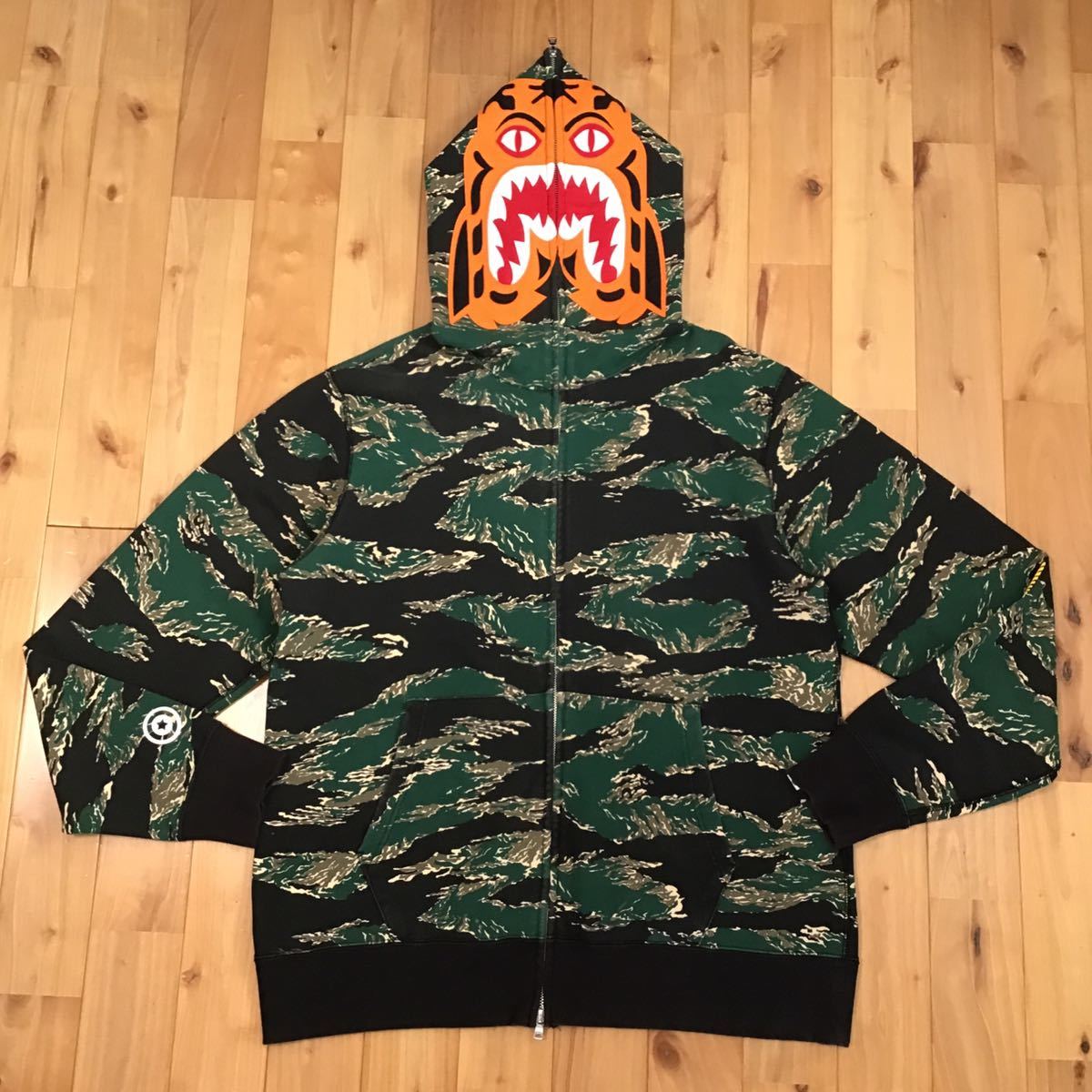 エイプ タイガーパーカー カモ 迷彩 ☆2XL☆ タイガー パーカー tiger camo tiger full zip hoodie a