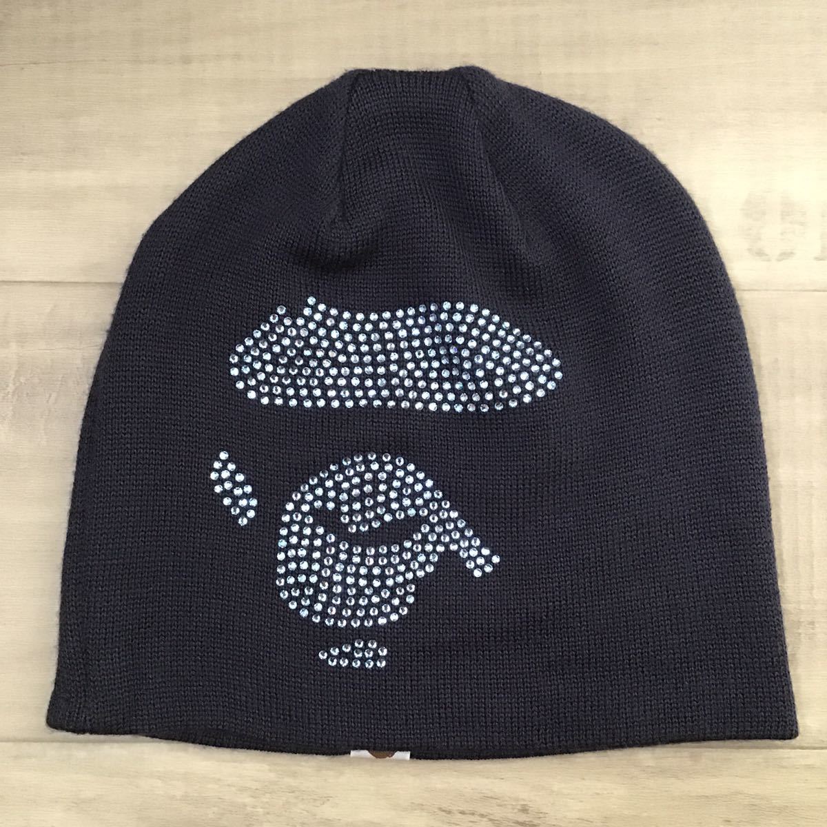 人気海外一番 BAPE ビーニー 猿 刺繍 ブラック kids-nurie.com