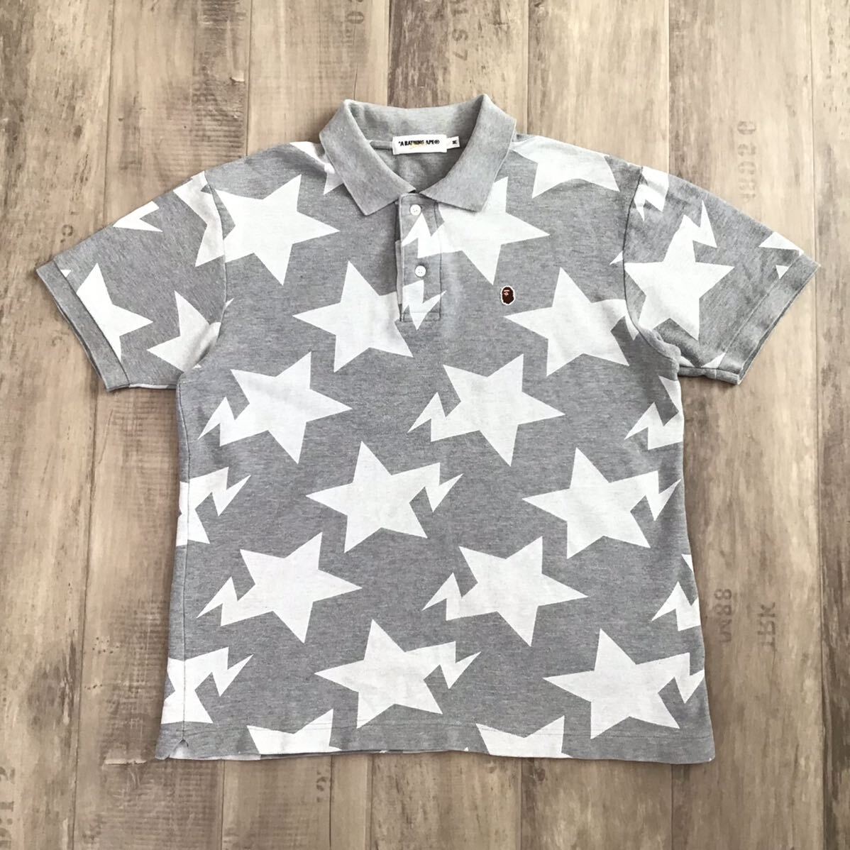 A bathing ape スターポロシャツ Mサイズ BAPE スター ポロシャツ Mサイズ a bathing ape BAPE sta エイプ