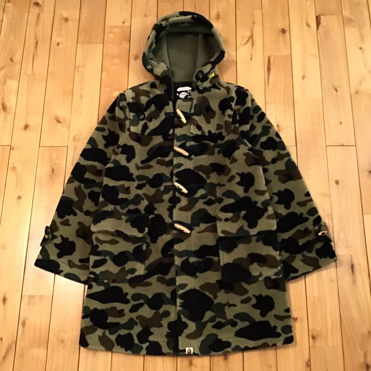 A BATHING APE ダッフルコート ☆初期☆ 1st camo ボア ダッフルコート Sサイズ a bathing ape