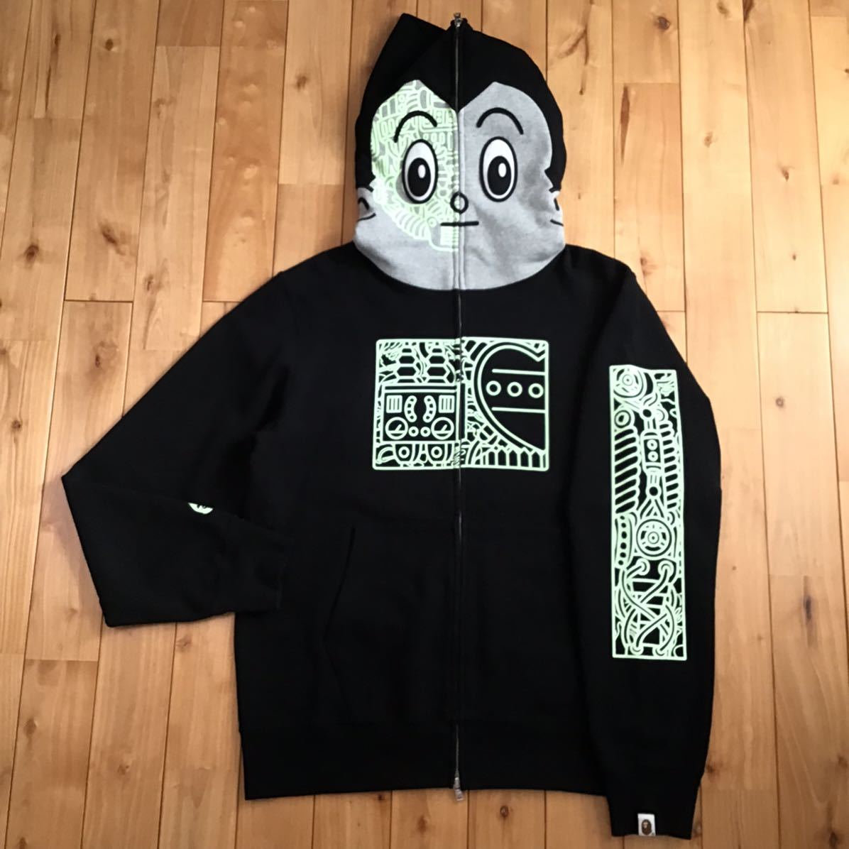 ☆新品☆ XL 鉄腕アトム × BAPE ASTRO BOY FULL ZIP HOODIE a