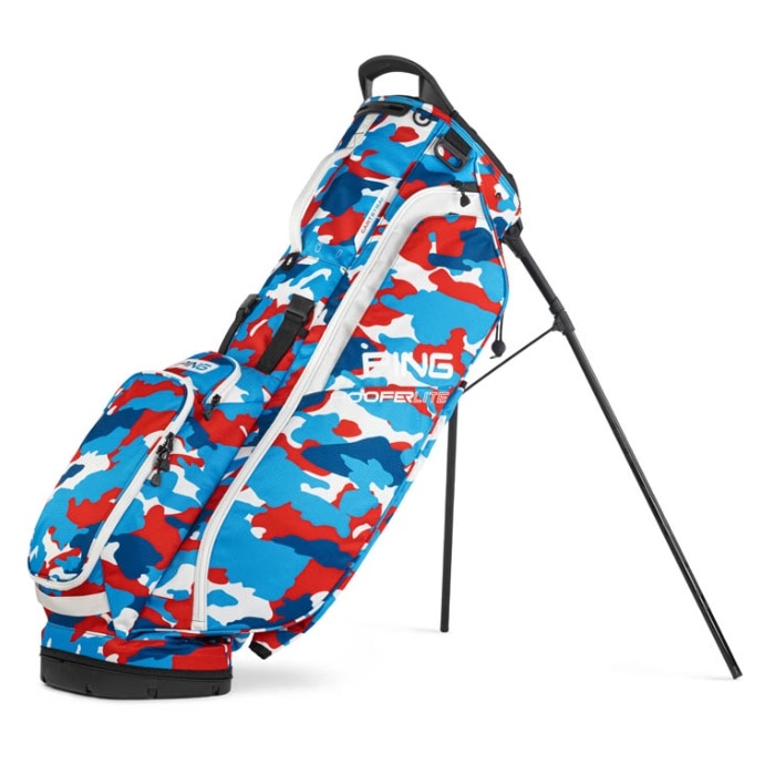 大人も着やすいシンプルファッション Ping Hoofer Lite Stand Bag ピン フーファー ライト 4-Way ゴルフバッグ・キャディバッグ