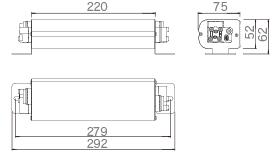 【新品】岩崎電気 LED電源装置 LE140090HB1/2.4-A1 140W 岩崎電気 LE029045HSZ1/2.4-A2 電源ユニット LEDioc LEDライト