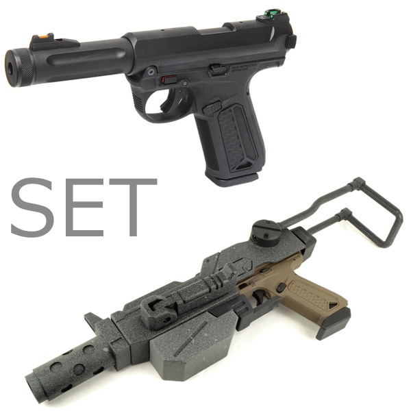 セット販売】AAP01 アサシン ガスブローバック用 MG100 GROUNDタイプ ...