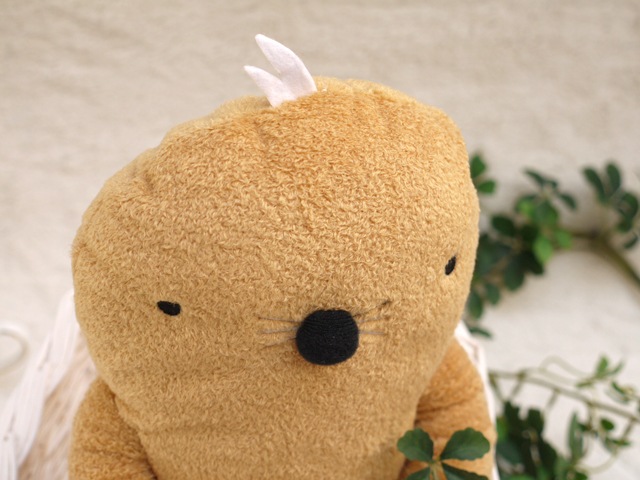 フモフモさん　もぐぐ　茶　L フモフモさん もぐぐ （濃茶・L）【再登場予定なし