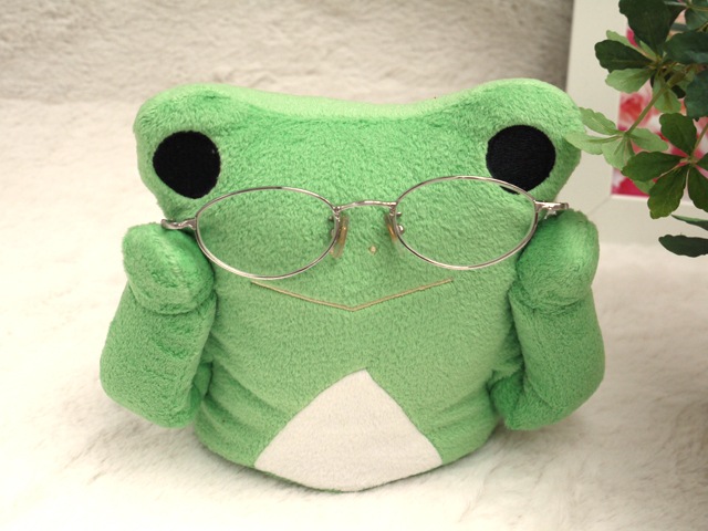 フモフモさん めがねかけます けろーにょ 可愛い癒しの