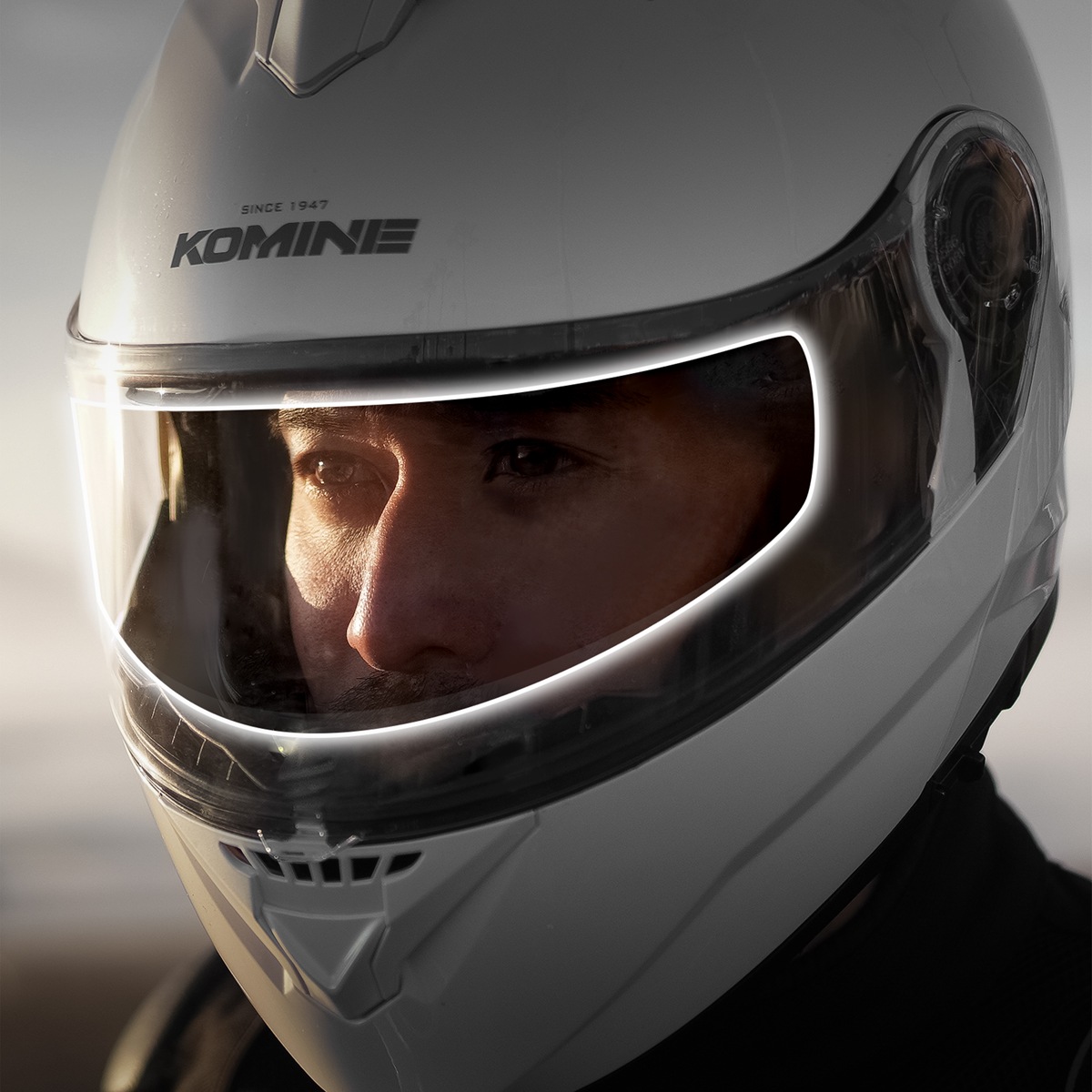 KOMINE コミネHK-190 曇り止めシート付き【美品】 Amazon | コミネ(KOMINE) バイク用HK-190 ネオレトロフル