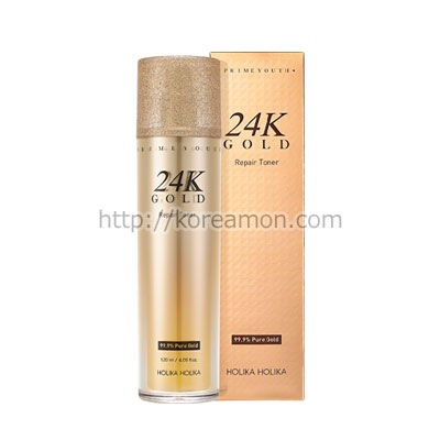 HolikaHolika(ホリカホリカ) プライム ユース 24K ゴールド リペア トナー 120ml-KOREA門 HolikaHolika(ホリカホリカ) プライム ユース 24K ゴールド リペア トナー 120ml-KOREA門