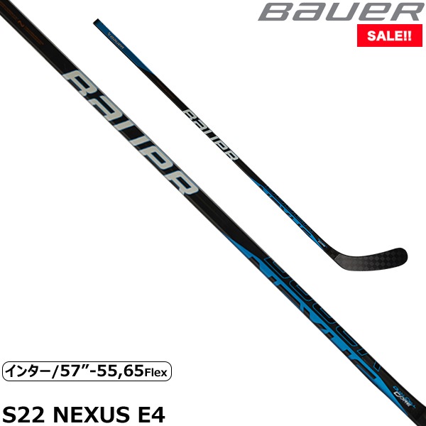 BAUER ワンピーススティック S22 ネクサス E4 インター アイスホッケー  