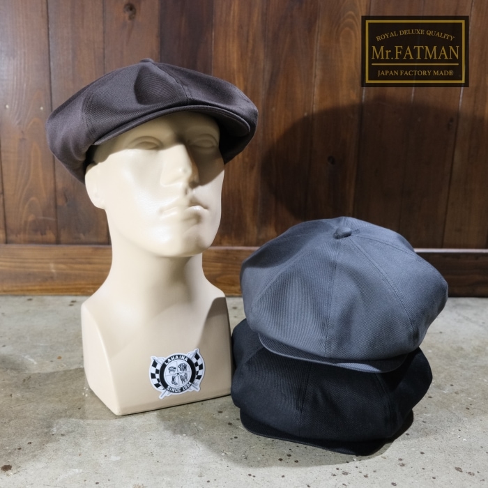 Mr.FATMAN」キャスケット LUCKY DAN TWILL 黒 サイズL Mr.FATMAN ミスターファットマン【LUCKY DAN TWILL