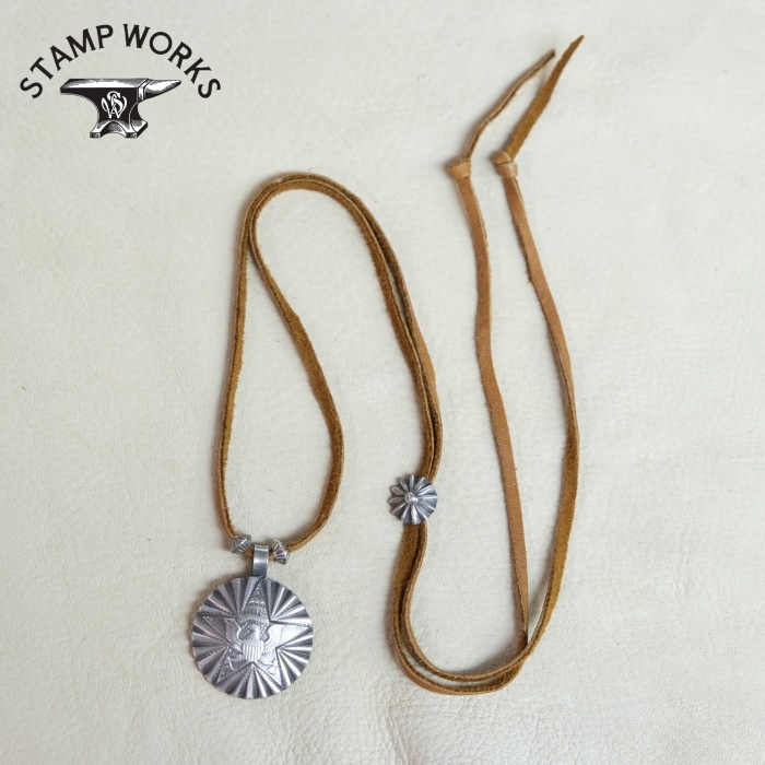 STAMP WORKS スタンプワークス【SWP-009】【Half Doller Pendant