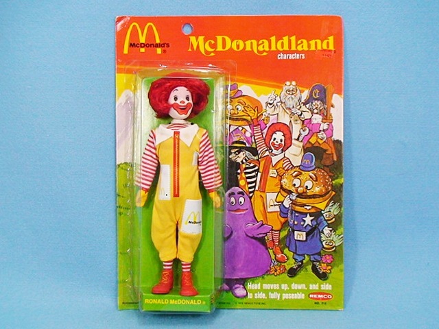 レア！　1977年　ロナルド　マクドナルド　ヘッド　ストアディスプレイ　看板 レア！ 1977年 ロナルド マクドナルド ヘッド ストア