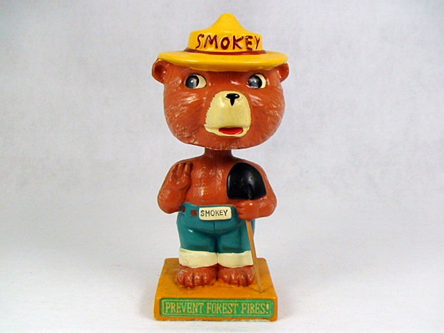 1970’s SMOKEY BEAR スモーキーベア ビンテージ ランプ ソフビ 1970's SMOKEY BEAR スモーキーベア ビンテージ ランプ ソフビ