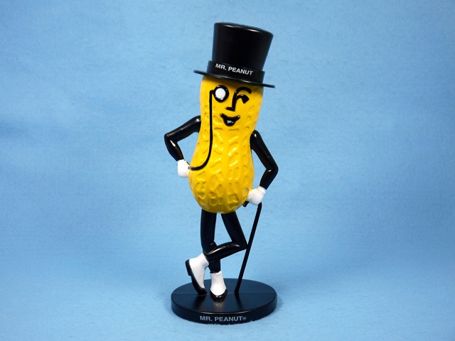 ビンテージ ミスターピーナッツ プランターズ社 鉄製コインバンク ビンテージ PLANTERS 90' Mr.Peanut Coin Bank ミスター