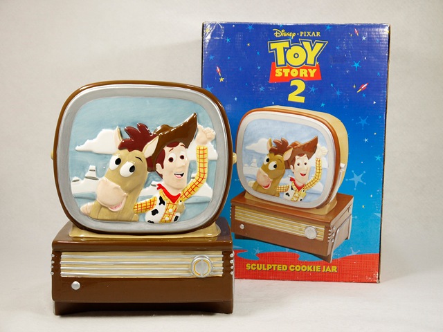 トイストーリー2 ラウンドアップ TV型スノーグローブ TOY STORY2 トイストーリー2☆ラウンドアップ スノーグローブ