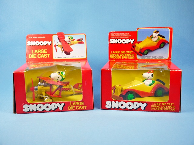 80s SNOOPY LARGE DIECAST/スヌーピー ウッドストック 車 80s SNOOPY