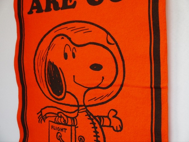 スヌーピー タペストリー ビンテージ ALL SYSTEMS ARE GO!