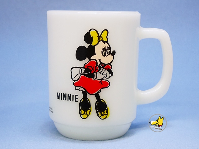 ファイヤーキング ミニー ☆Fire King☆ミッキー・ミニー マグカップ 2