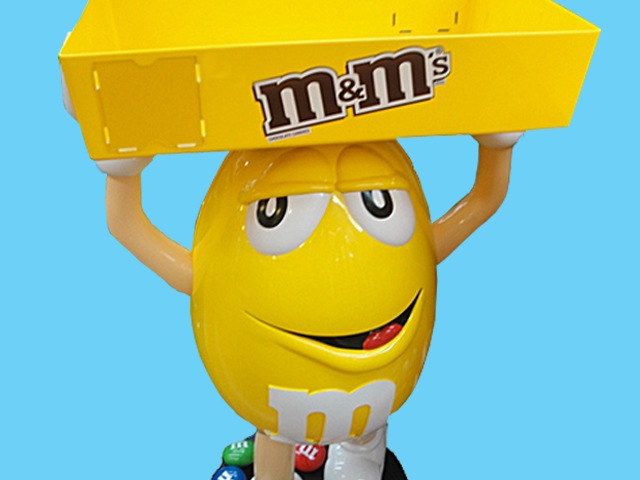 送料無料】ビンテージ M&M's Store Display ストアディスプレイ