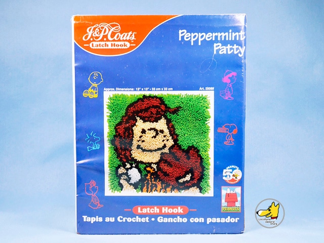 J & P Coats 2000s スヌーピー Latch Hook Kit Peppermint Patty
