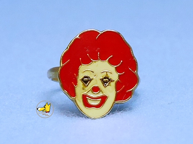 マクドナルド シルバー ヘビーリング 1970年 ビンテージ McDO fBI5 マクドナルド シルバー ヘビーリング 1970年 ビンテージ McDO