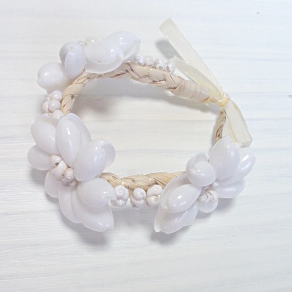 【美品】　ホワイトシェル　ブレスレット WHITE SHELL BRACELET(ホワイトシェルブレスレット)｜ COLOR