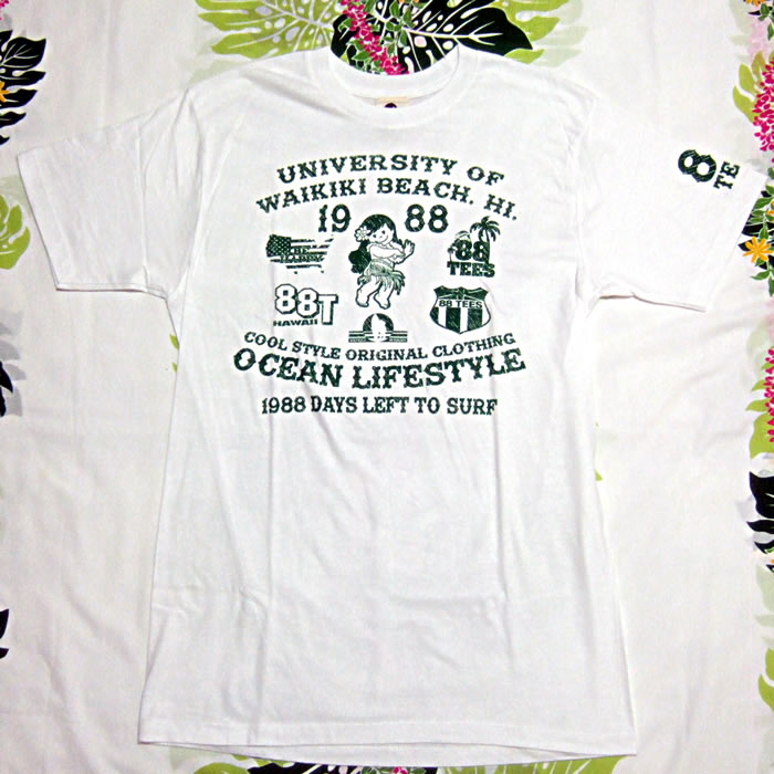 88tees メンズTシャツ OCEAN LIFE STYLE MS-069／Locottsu