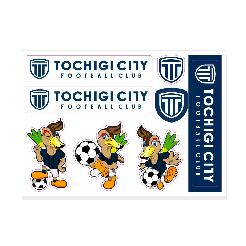Jリーグマスコットステッカー 京都サンガF.C. 栃木シティFC