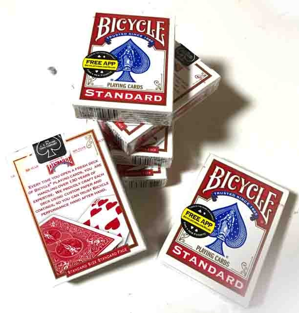 手品 バイシクルトランプセット1 会員様限定】バイシクル1ダース（赤）12個＋1個セット（1個250円