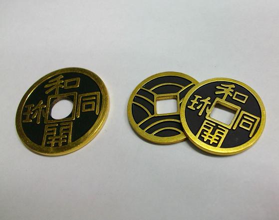 【msmg】国産ひのき使用　16杯デザインたチェスト 和同開珎ミニサイズ | クロースアップ（コイン）,国内