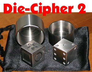 Die-Cipher 2 - Stainless Steel | ダイス・キューブ | マジック 