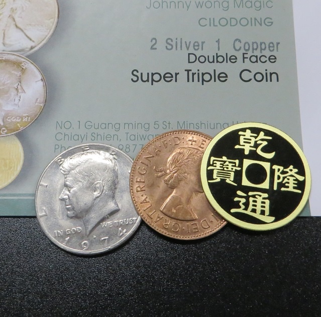 1964年銀貨版ダブルフェイス・スーパートリプル・コイン 1964年銀貨版ダブルフェイス・スーパートリプル・コイン - メルカリ