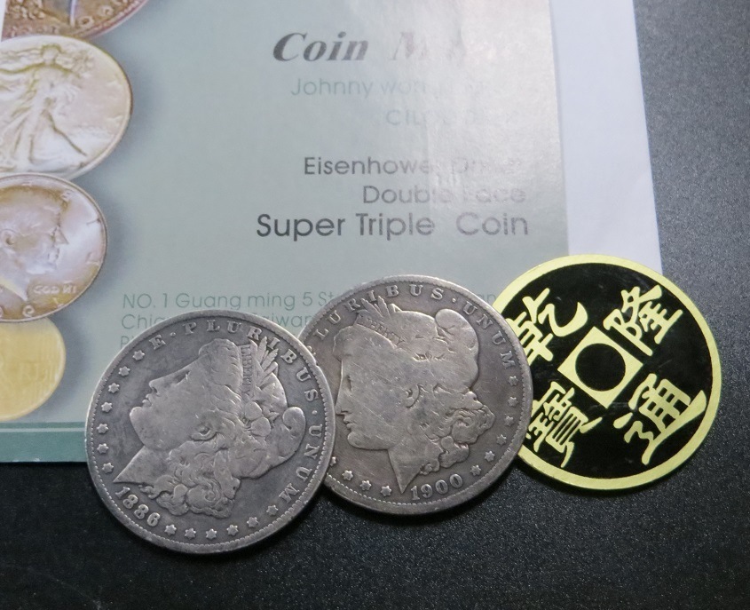 Morgan Dollar DF Super Triple Coin/ダブルフェイス・スーパー 