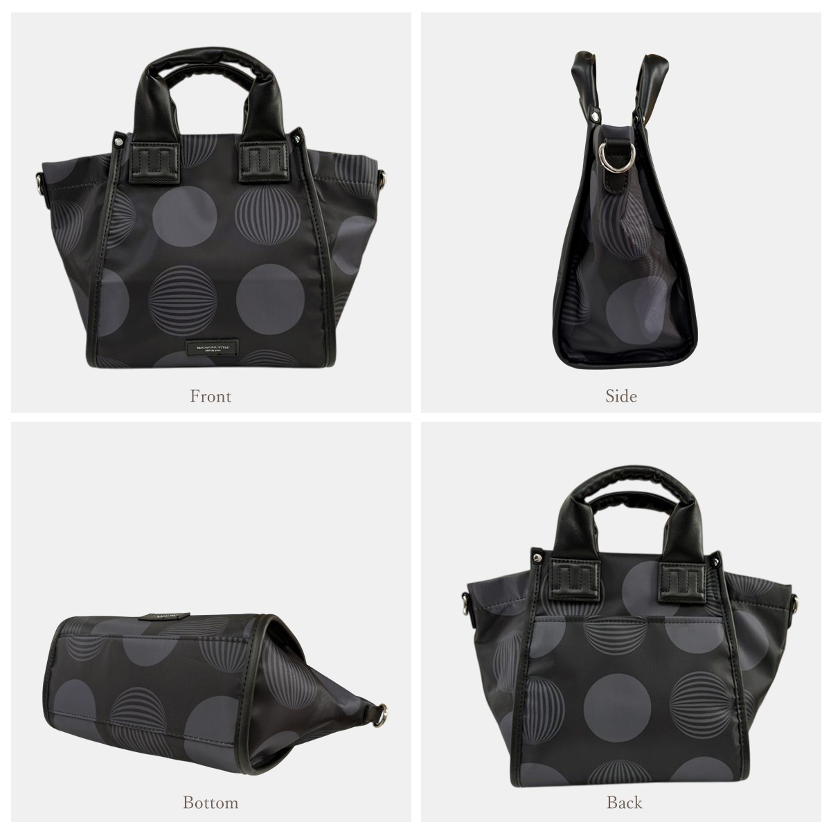 ふわっと持ち手ドット2wayトート(40451) : 商品詳細