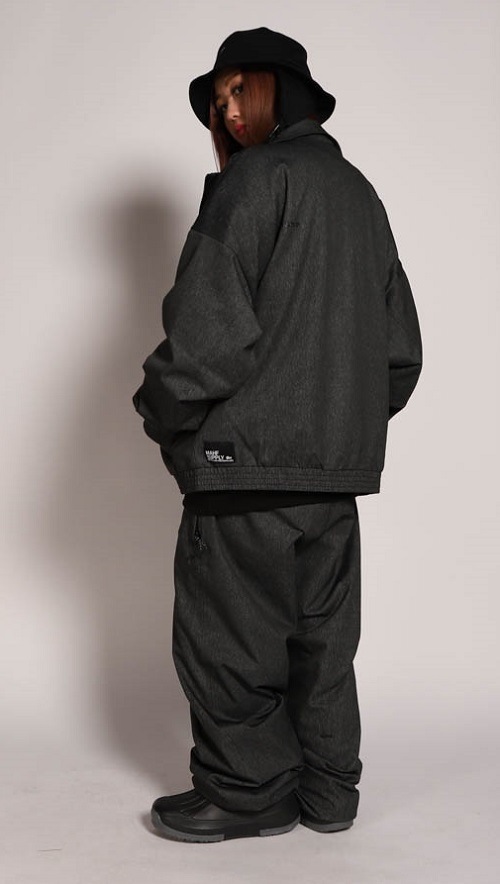 mahf デニム風　ブルゾンジャケット デニム風 ルーズジャケット | OUTLET | MAHF SUPPLY Official