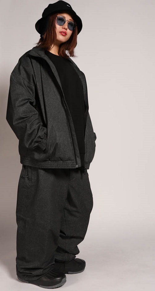 mahf デニム風　ブルゾンジャケット デニム風 ルーズジャケット | OUTLET | MAHF SUPPLY Official