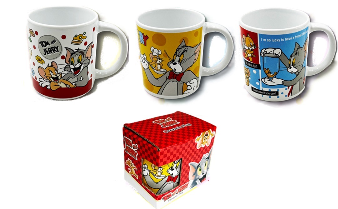 【新品未使用】　ヒグチユウコ　トムとジェリー　マグカップ　3個 トムとジェリーマグカップ 単価300円(税込)×3個|おもちゃ景品の
