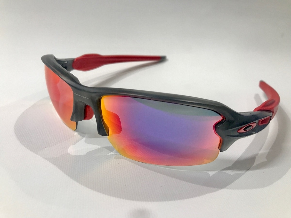 OAKLEY FLAK 2.0スポーツサングラス ホワイト/レッド OAKLEY オークリー FLAK2 0 9271-04 フラック ホワイト×レッド