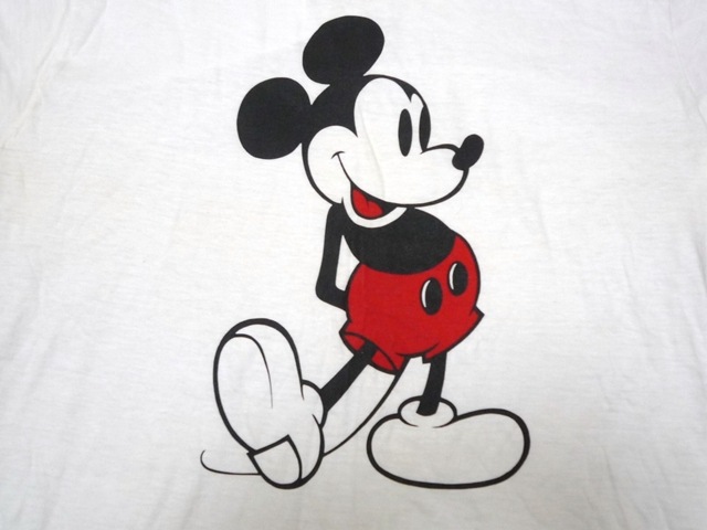 最終値下！84's ミッキー リンガーTシャツ オリンピック vintage 1984 ロサンゼルスオリンピック ミッキー リンガーTシャツ 白 XL