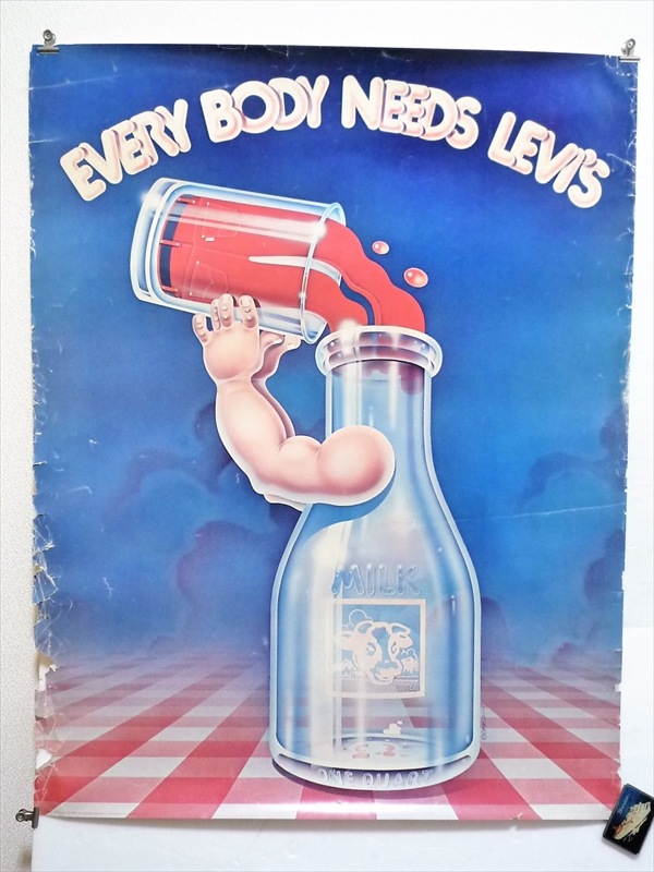 値下げ perfume パフューム ポスター リーバイス (Levi's ) ② Leviʼs