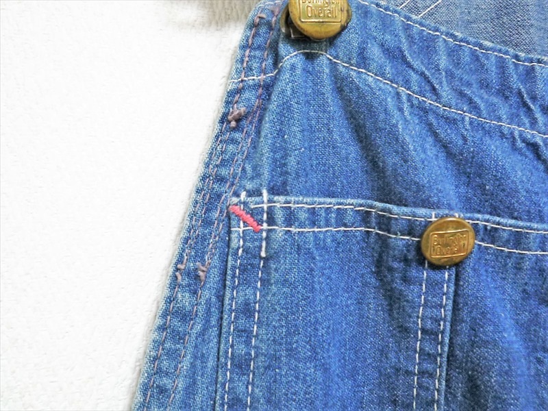 60s burlington デニムオーバーオール 60s burlington デニムオーバーオール