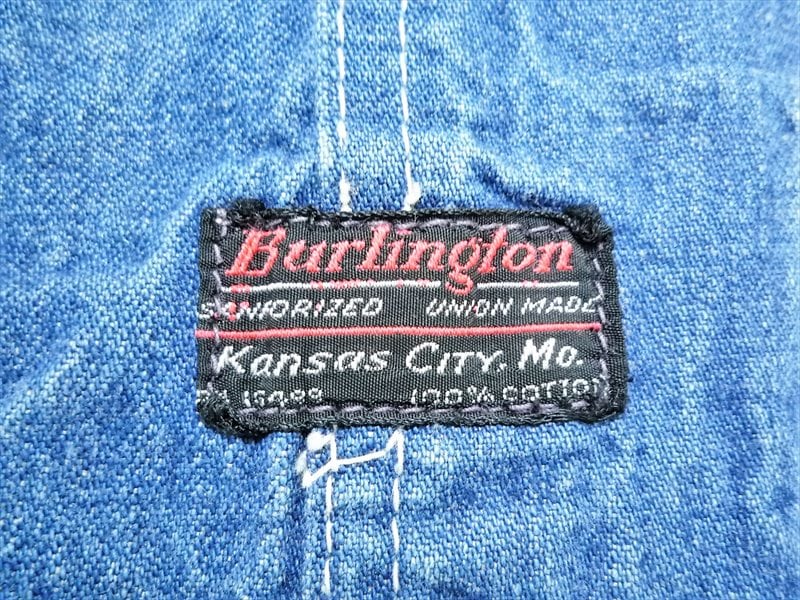 60's Burlington デニムオーバーオール | BOTTOMS -ボトム