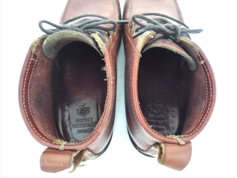 GOKEY ブラウンレザー モカシンブーツ 米国製　made in USA 60～70's GOKEY COMPANY モカシンチャッカブーツ | SHOES