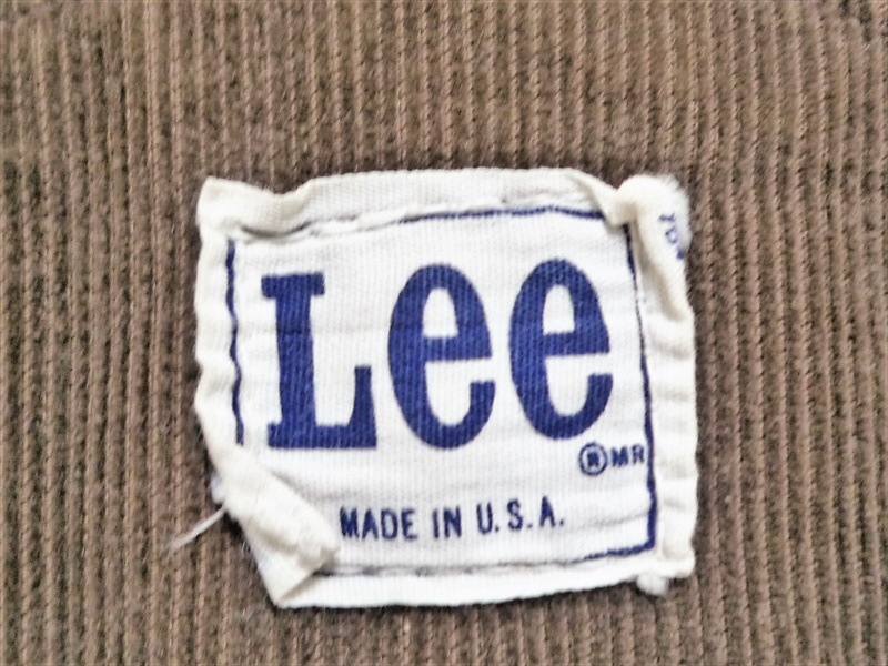 Lee 古着　オーバーオール　コーデュロイ 70's Lee コーデュロイ オーバーオール | BOTTOMS -ボトム