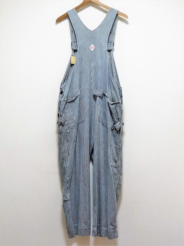 訳あり 50s 60s BILT WELL ヒッコリー オーバーオール 山ポケ 訳あり