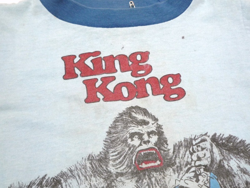 1976年 King Kong リンガーTシャツ | KIDS -キッズ-,衣類 | | ミッド 