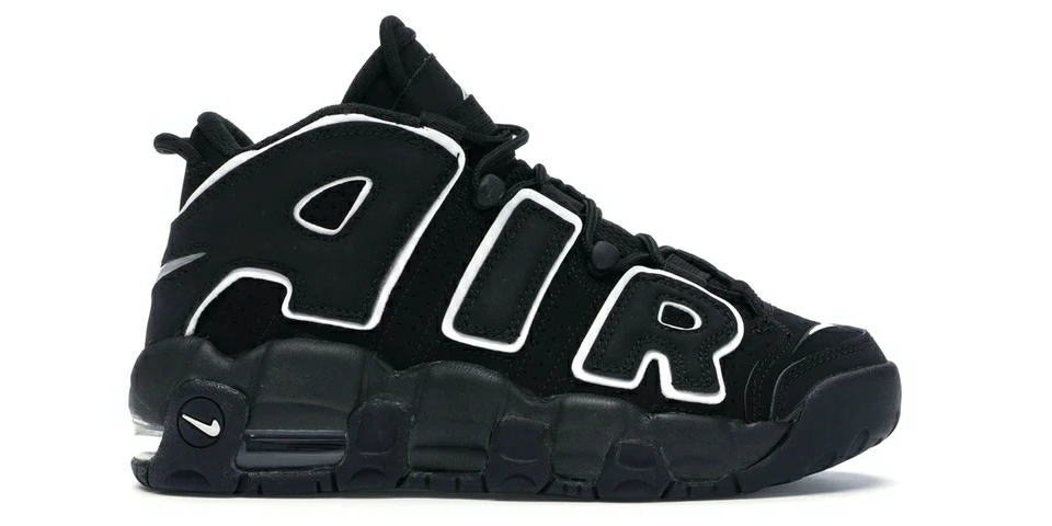 NIKE エア モア アップテンポ ブラック/ホワイト 23.5